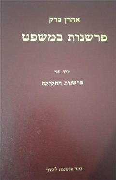 פרשנות במשפט - כרך שני